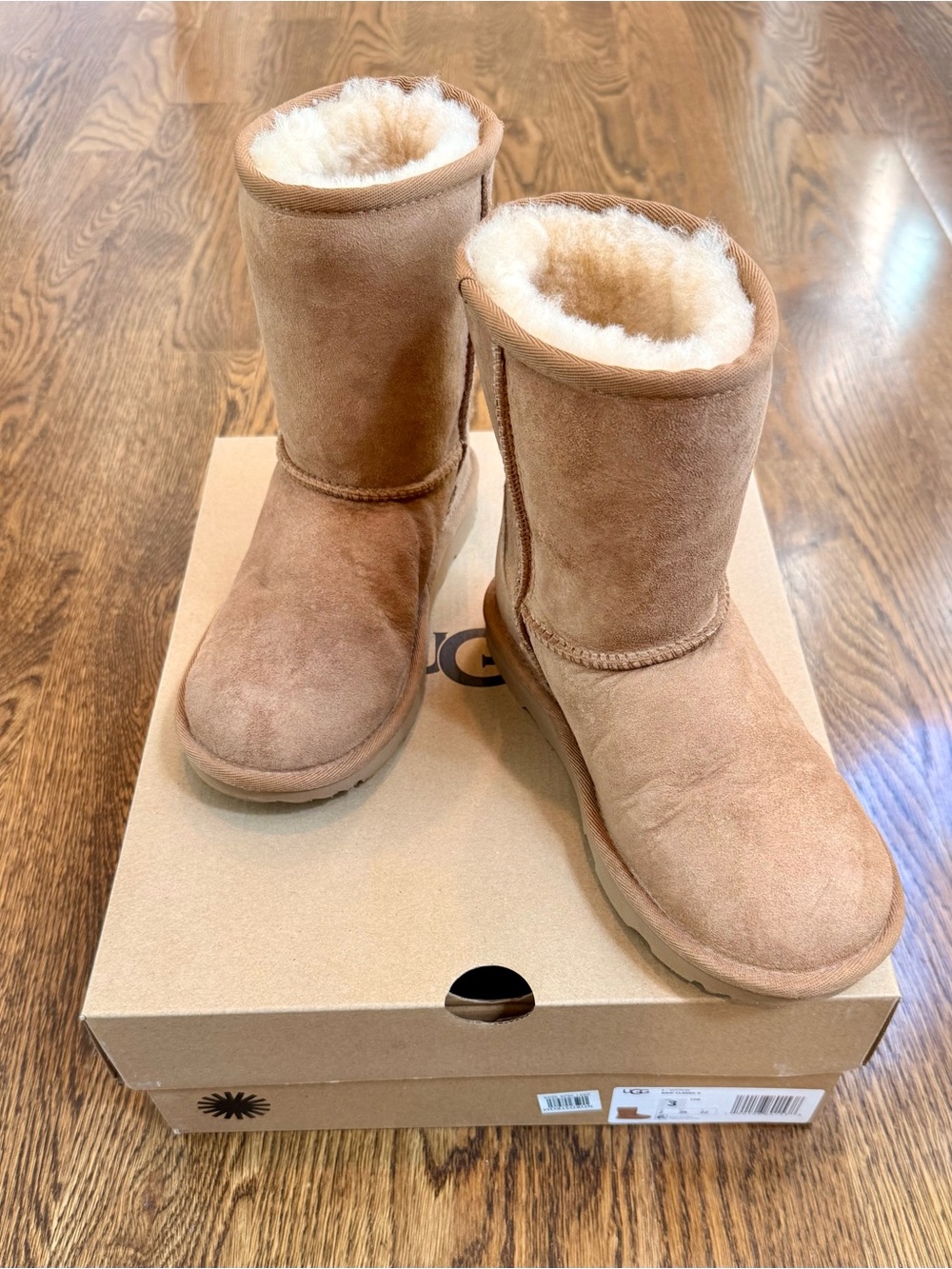 UGG Kids Classic Chestnut Suede Boots